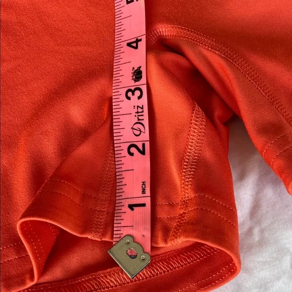 Gymshark Red Athletic Shorts - High-Waist Training Shorts - Picture 5 of 5